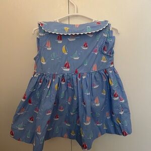 Rachel Riley Blue Sailboat Kids Matching Set